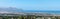 Panorama of Gordons Bay and The Strand near Cape Town