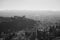 Panorama of Granada, Spain with Albaicin and Alhambra as Seen from Sacromonte Hill