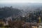 Panorama of Granada, Spain with Albaicin and Alhambra as Seen from Sacromonte Hill