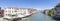 Panorama of the Grand Canal, Venice, Italy from Scalzi Bridge