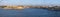 Panorama of Grand harbor and Kalkara creek as seen from Valletta. Malta