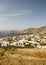 Panorama greek cyclades mediterranean island ios