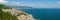 Panorama of the Gulf of Salerno, seen from the city of Raito