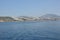 Panorama of Gumbet in Bodrum from the yacht