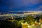Panorama of Haifa - port and Bahai garden, Israel