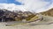 Panorama of a hairpin bend in Picos de Europa