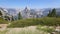 Panorama of Half Dome Yosemite
