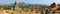 Panorama of Hampi, view of the Virupaksha temple