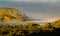 Panorama of Hanalei on island of Kauai