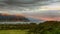 Panorama of Hanalei on island of Kauai