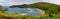 Panorama of Hanauma Bay Nature Preserve