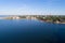 Panorama of the Hanko, sunny July afternoon