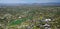 Panorama of Happy Valley shot from Pinnacle Peak trail