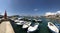 Panorama from the harbor of Rovinj