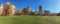 Panorama of the Hartford, Connecticut skyline