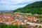 Panorama of Heidelberg in Germany