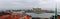 Panorama of Helsingor and Kronborg castle