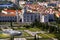 Panorama of Hieronymites Monastery is located in the Belem district of Lisbon