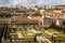 Panorama of Hieronymites Monastery is located in the Belem district of Lisbon