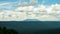 Panorama of high mountains in Thailand wonderful rainy season.