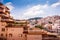 Panorama of hillside houses and apartments at the sunny Costa Tropical town of La Herradura, Granada, Spain