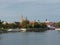 Panorama of the historic part of the old town `Ostrow Tumski`, Wroclaw