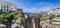 Panorama of the historic Puente Nuevo bridge in Ronda