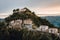 Panorama of historic Savoca village in Sicily, Italy