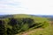 Panorama of the hohneck in the vosges mountain