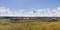 Panorama of holiday homes area at Blokhus, Denmark