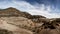 Panorama of Hoodoos near Alberta - Canada