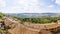 Panorama of Houses and Fields of Montepulciano, Italy