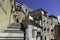 Panorama of the houses in the old town of Amantea, Calabria