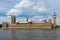 Panorama of Houses of Parliament, Palace of Westminster, London, Great Britain