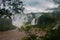 Panorama at Iguazu Falls, one of the New Seven Wonders of Nature, Argentina