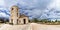 Panorama of An image of church of St. Panteleimon, Plaoshnik, Ohrid