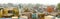 Panorama of indian city - Agra