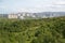 Panorama of the inhabited residential district of the city of Murmansk