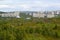 Panorama of the inhabited residential district of the city of Murmansk