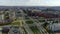 Panorama Intersection Aleja Niepodleglosci Rzeszow Aerial View Poland