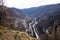 Panorama of the Iskar`s river gorge
