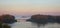 Panorama, islands at sunrise