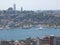Panorama of Istanbul in Turkey.