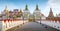 Panorama of Izmailovsky Kremlin in Moscow, Russia