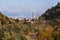 Panorama of Izmir Turkey from the Balcova mountains