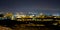 Panorama of Jerusalem at night, Mount of Olives, Middle East