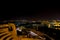 Panorama of Jerusalem at night, Mount of Olives, Middle East