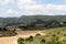 Panorama of the Jezreel Valley landscape, viewed from Mount Precipice. Northern Israel