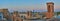 Panorama of Kashan roofs, Iran