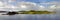 Panorama of Kerrera Island from Oban Ferry Scotland